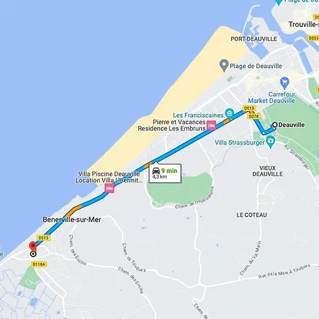 דירה Deauville - 3min